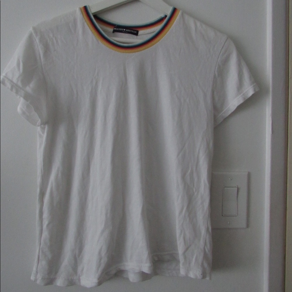 brandy Melville rainbow tee